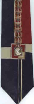 Frank Lloyd Wright architect designer decorator necktie ties