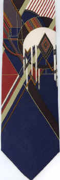 Frank Lloyd Wright architect designer decorator necktie ties