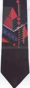 Frank Lloyd Wright architect designer decorator necktie ties