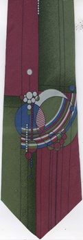 Frank Lloyd Wright architect designer decorator necktie ties