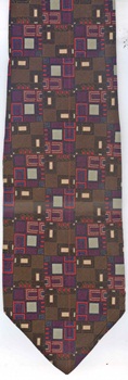 Frank Lloyd Wright architect designer decorator necktie ties