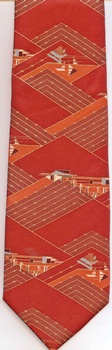 Frank Lloyd Wright architect designer decorator necktie ties
