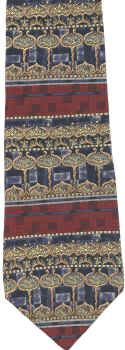 Persian Tiles 1890 Unicef surface design tie tiles decorator fabric architectural details elements designer NECKTIES