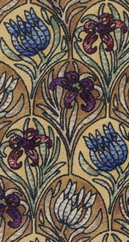 Tulip And Lily Machine Woven Carpeting circa 1875 Unicef surface design tie decorator fabric architectural details decorative elements designer NECKTIES