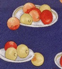 Cezanne apples in a bowl stilllife Impressionist masterpiece painting old masters tie Necktie