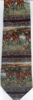 Degas saddle race Horse Cleveland Museum Of Art  equine tack necktie Tie