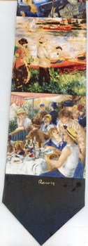 Renoir Art Impressionist masterpiece painting old masters tie Necktie
