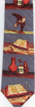 Still Life With Open Bible 1885 Impressionist masterpiece painting Van Gogh Art tie Necktie