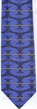 Signature Architect Milwaukee Museum of Art Brise Soleil Calatrava fabric designer tie Necktie