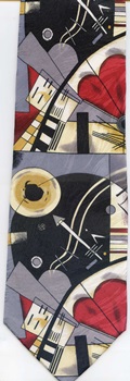 modern art painting surreal expressionist tie Necktie  Kandinsky