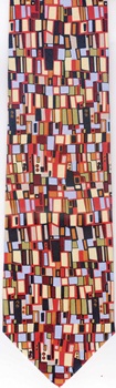 Impressionist masterpiece painting german expressionist Gustav Klimt tie Necktie