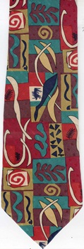 modern art painting surreal expressionist tie Necktie Matisse