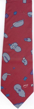 modern art painting surrealism cubism expressionist surrealist Peter Max psychedlic art tie Necktie
