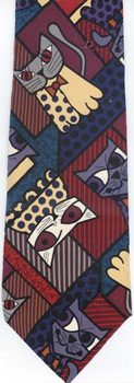 modern art painting american Big Yellow Taxi Marcus Pierson art Necktie