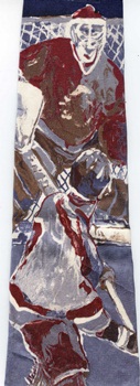 modern art painting american Fire Dancer Richard Wallich art Necktie