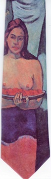 PAUL GAUGUIN  Tahitian women art Impressionist masterpiece painting old masters tie Necktie