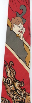 The Box of the Golden Mask 1893 Toulouse Lautrec Impressionist masterpiece painting old masters tie Necktie