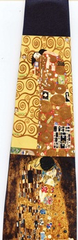 Impressionist masterpiece painting german expressionist Gustav Klimt tie Necktie