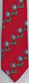 Norman Rockwell santa christmas Tie necktie saturday evening post cover illustration art