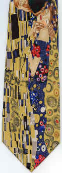 Impressionist masterpiece painting german expressionist Gustav Klimt tie Necktie