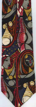 modern art painting surreal expressionist tie Necktie Pablo Picasso