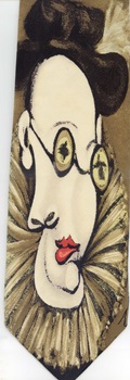 Portrait Of James Sabartes Picasso modern art painting surreal expressionist cubist tie Necktie 
