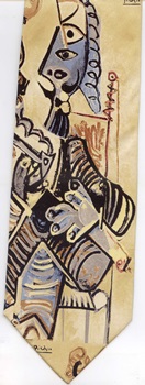 The Smoker  modern art painting surreal expressionist tie Necktie Pablo Picasso