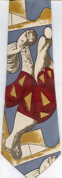 Thought Picasso modern art painting surreal expressionist tie Necktie Pablo Picasso