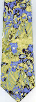 Impressionist masterpiece painting Van Gogh irises art  tie Necktie