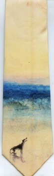 Turner Dawn After Wreck landscape romanticism painting old masters tie Necktie