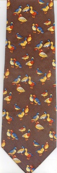 Wood Duck Tie Necktie