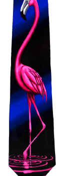Big Flamingo Tie Necktie