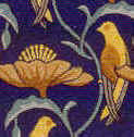 songbird Bird rococo pattern Tie Necktie