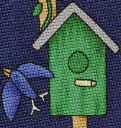 Birds Houses Tie Necktie