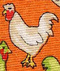 Rooster Chicken Repeat Tie Necktie