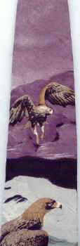 Eagle Scene Tie