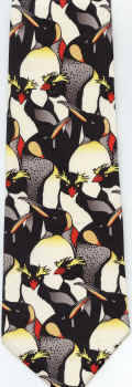 Penguin Repeat Tie Necktie