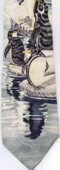 Penguin Repeat Tie Necktie
