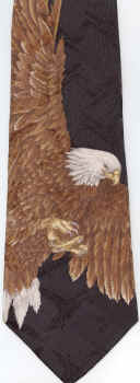 Eagle Scene Tie
