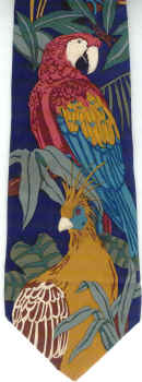 Exotic Birds Tie Necktie