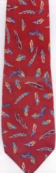 Bird Feathers Tie Necktie