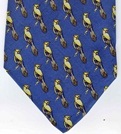 Bluejay blue jay Bird Gianmaria Ferrara  Tie Necktie
