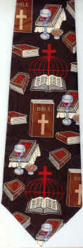 religious book bible tie Necktie
