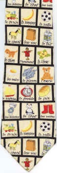 Teacher Necktie foreign language book School Education Save The Children necktie Tie