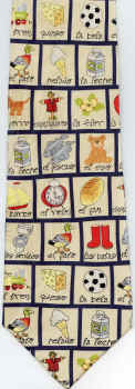 Teacher Necktie foreign language book School Education Save The Children necktie Tie