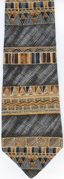 African Icat Fabric Tie textile Classical Civilizations Africa ceramics shield design face mask necktie ties