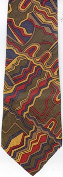 Australian aboriginal dreamtime design Fabric Tie textile Classical Civilizations Australia design necktie ties