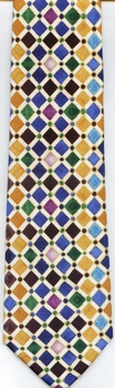 Alhambra Geometric Tiles  design necktie ties