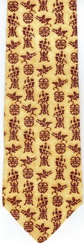 eastern calligraphy chinese japanese japan china textile wall hanging tapestry shirt Classical Civilizations fabric design necktie ties