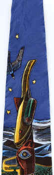 Alaskan Totem Pole tie Necktie North West Indian tie